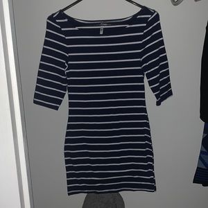Medium stripe mini dress